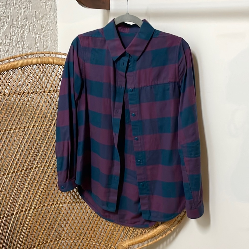 Lululemon flannel button down